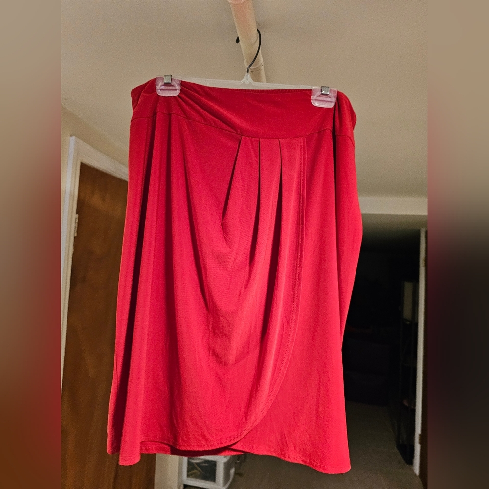 Elegant Red Skirt